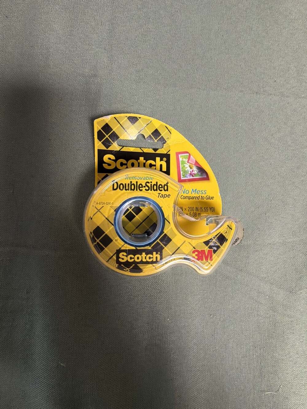 Scotch Removable Double-Sided Tape 3/4 in x 200 in with Dispenser